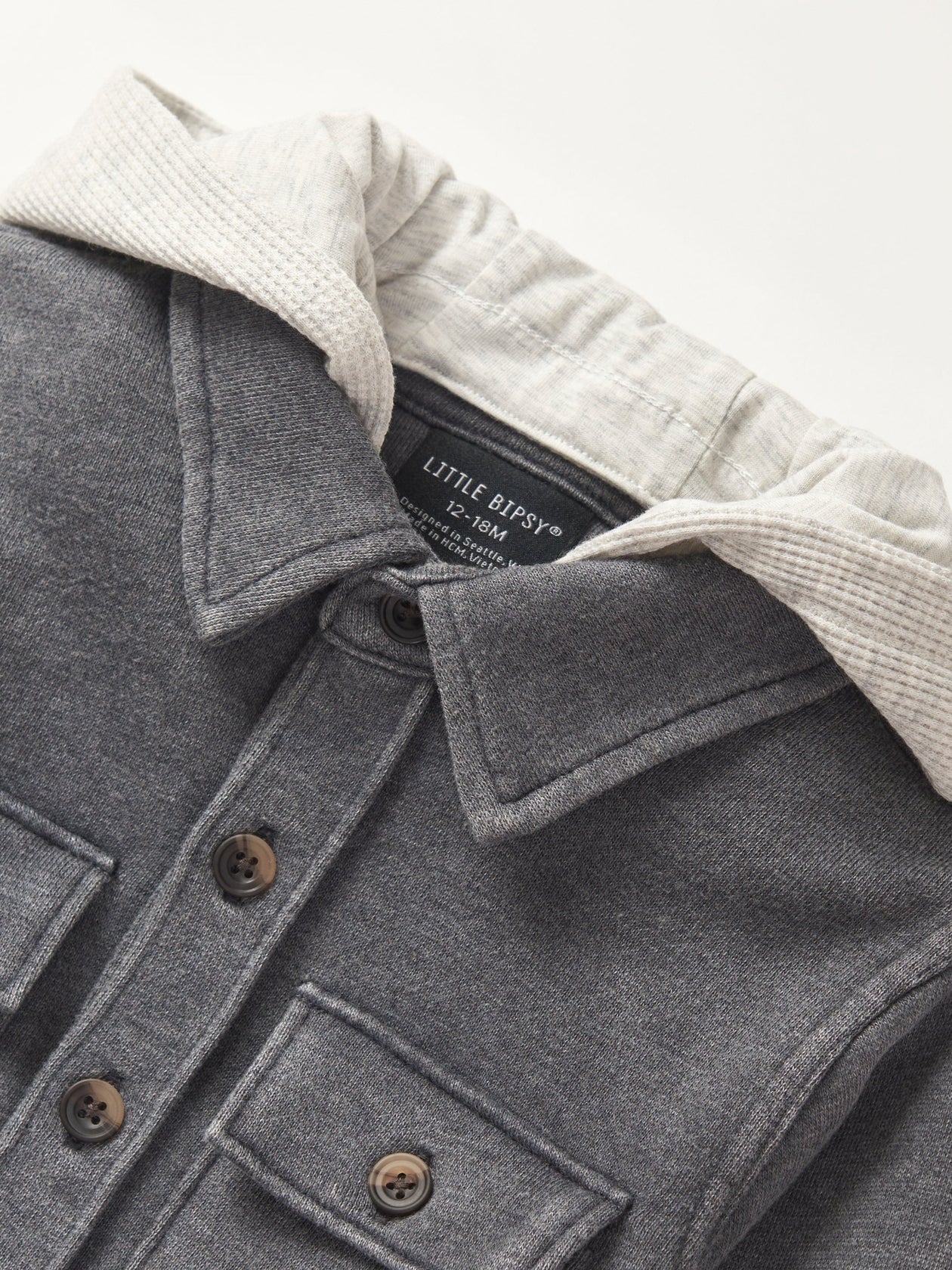 Lightweight Hooded Shacket