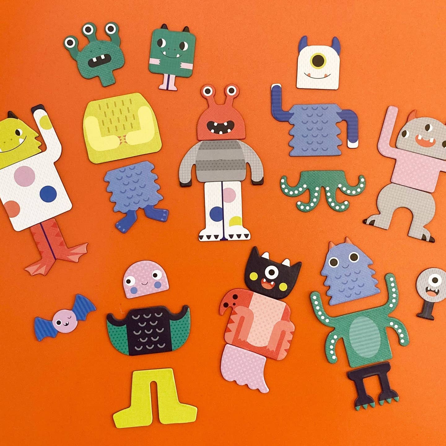Magnetic Play Set - Mixed Up Monsters