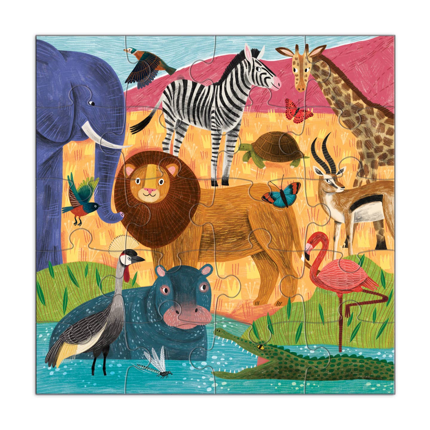 Magnetic Puzzle - Jungle & Safari