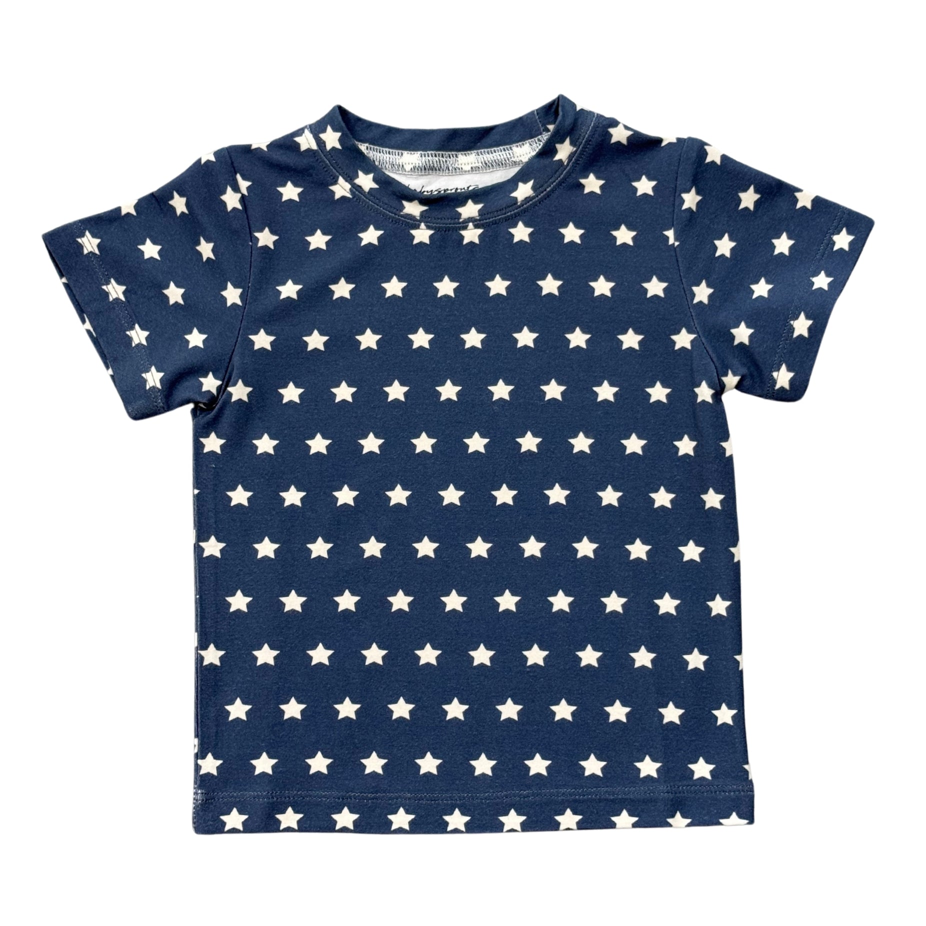 Bamboo Tee in Navy Stars
