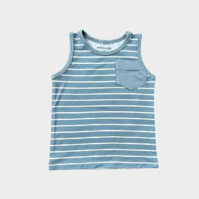 Striped Pocket Tank