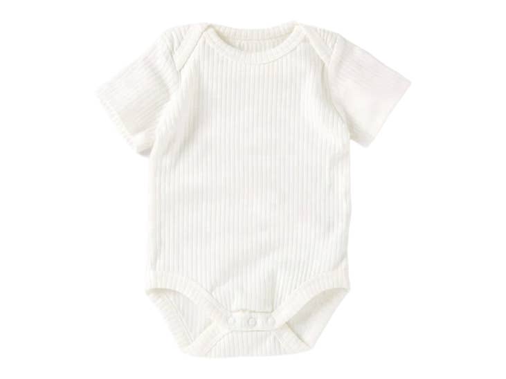 Organic Ribbed Bodysuit