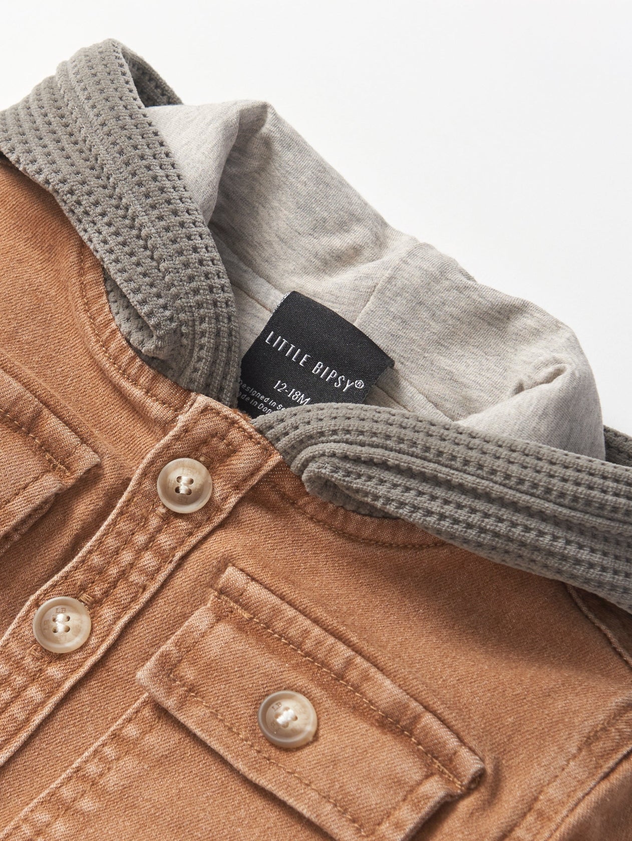 Hooded Denim Shacket
