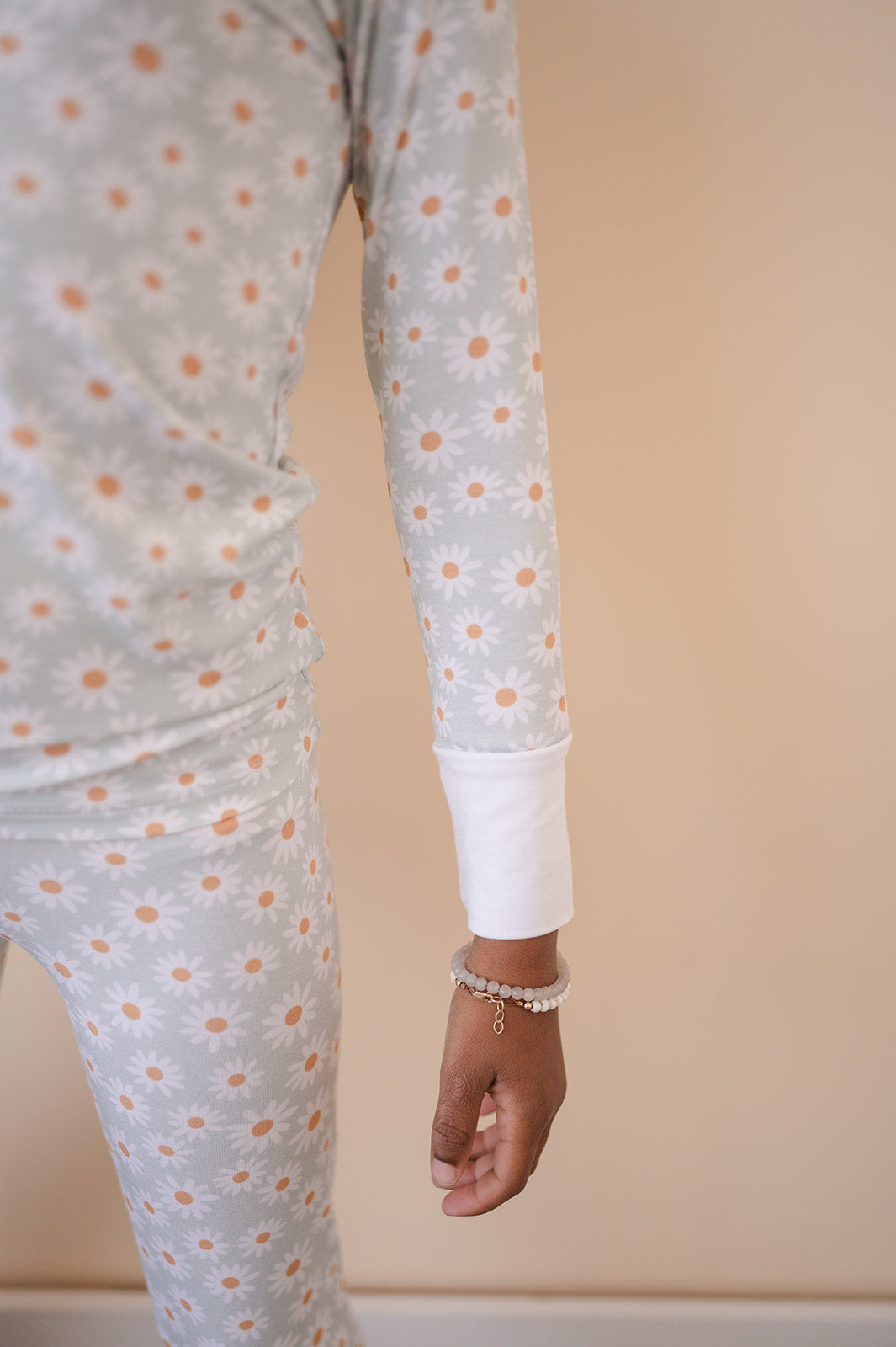 Blue Daisy Two Piece Pajamas