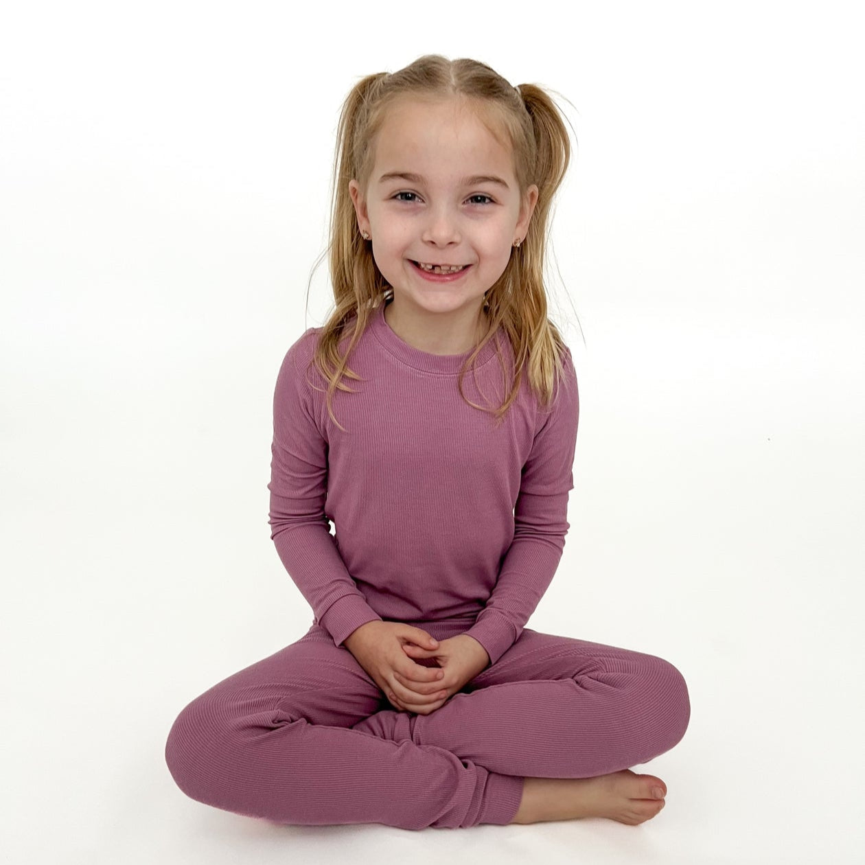 Ribbed Pajama Set