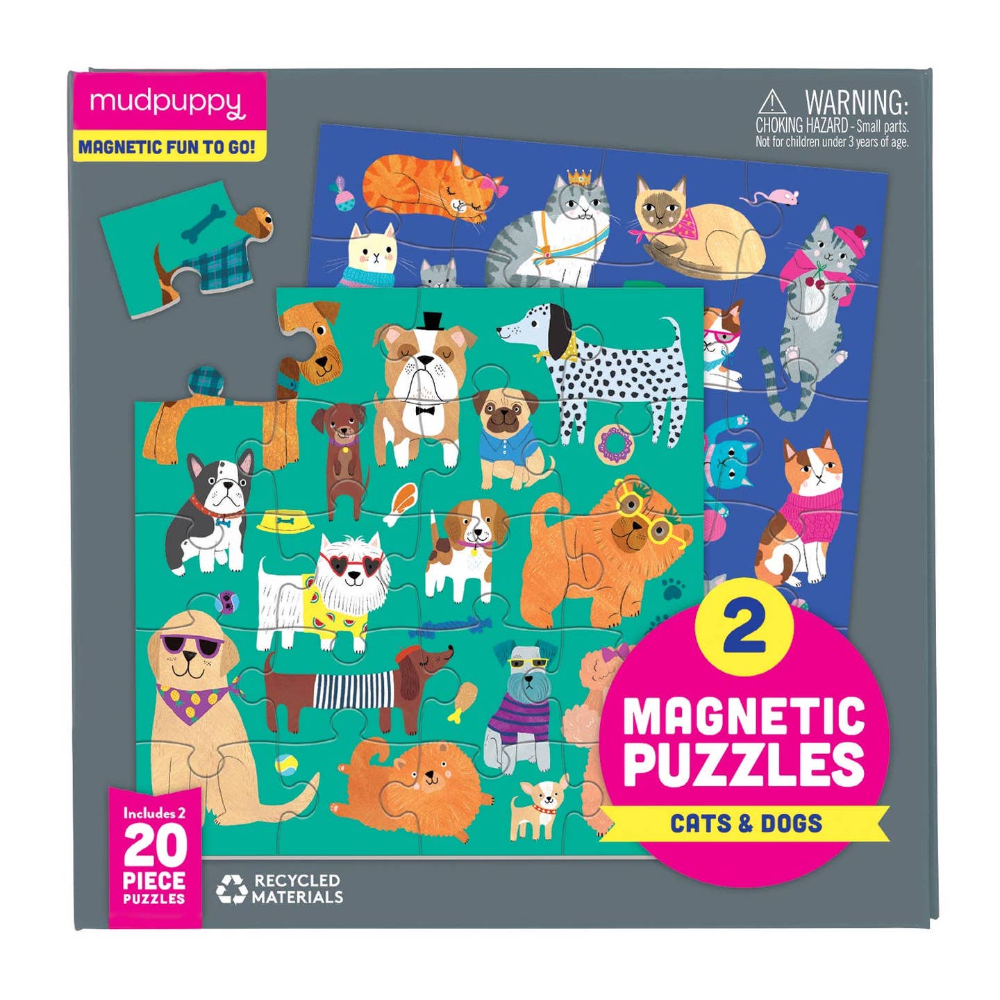 Magnetic Puzzle - Cats & Dogs