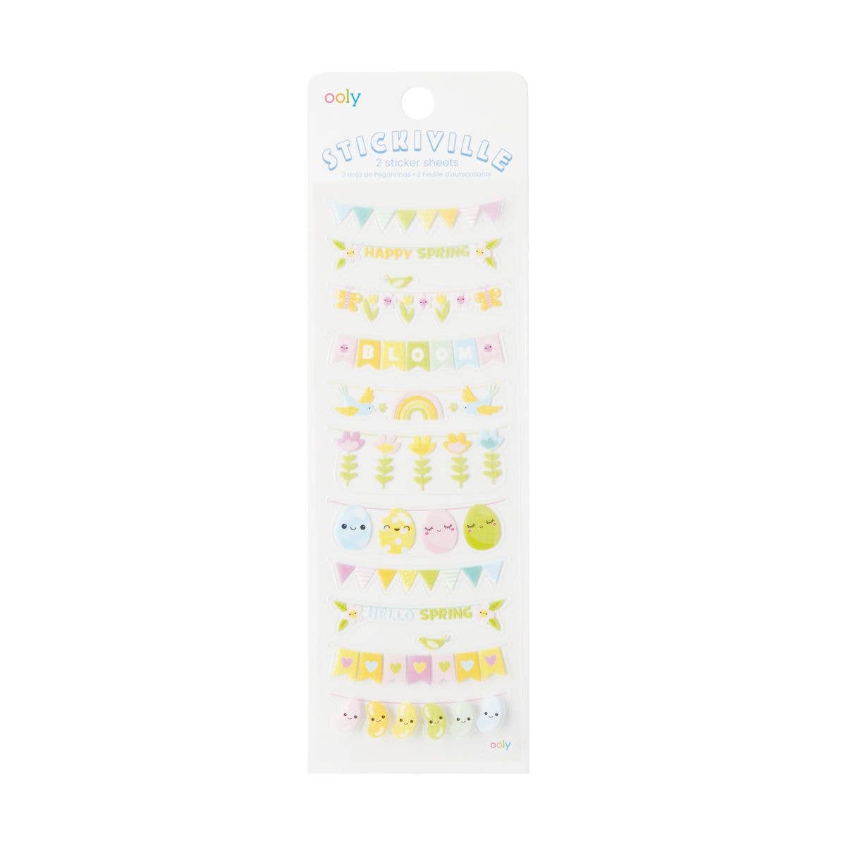 Spring Banner Sticker Sheet