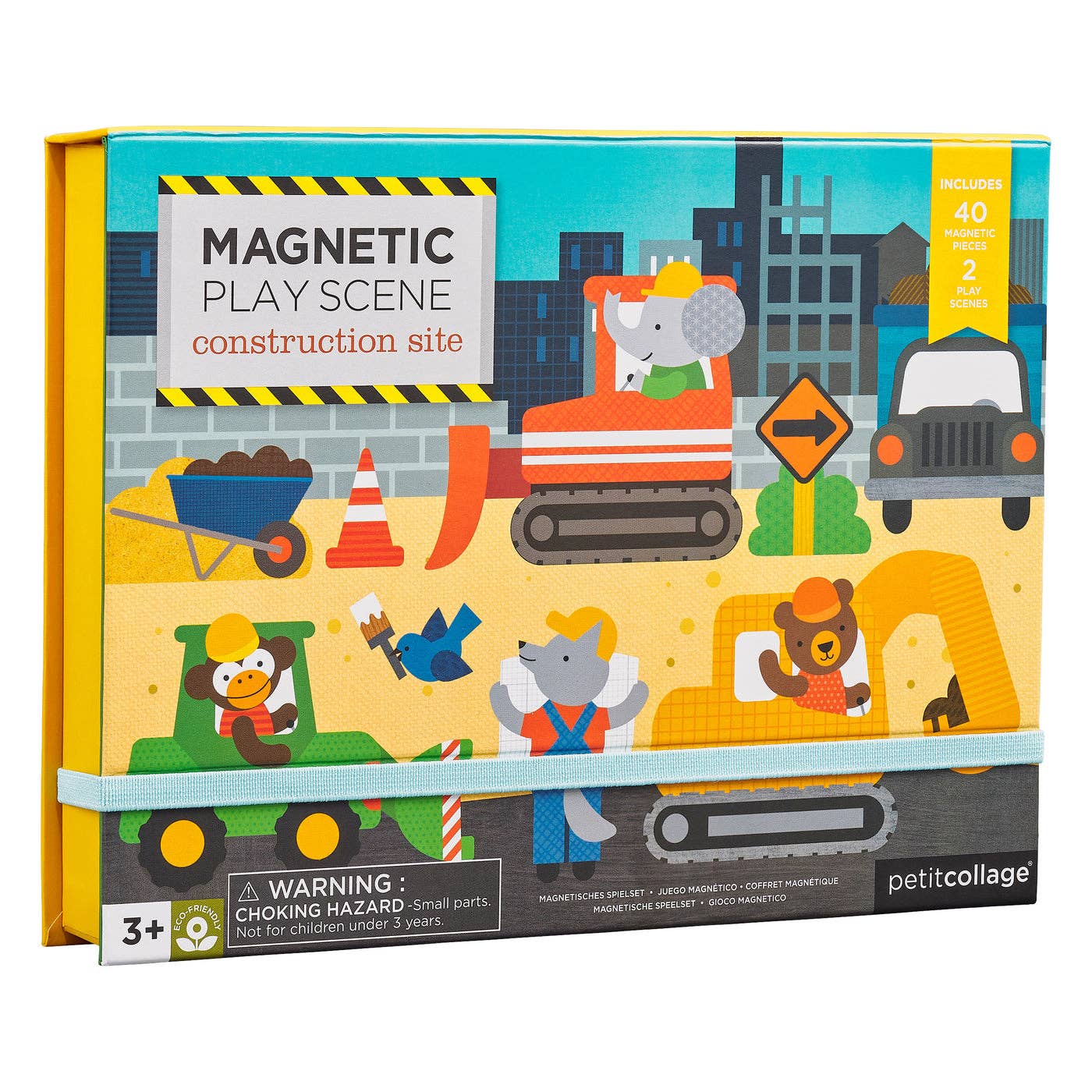 Magnetic Play Scene - Construction Site