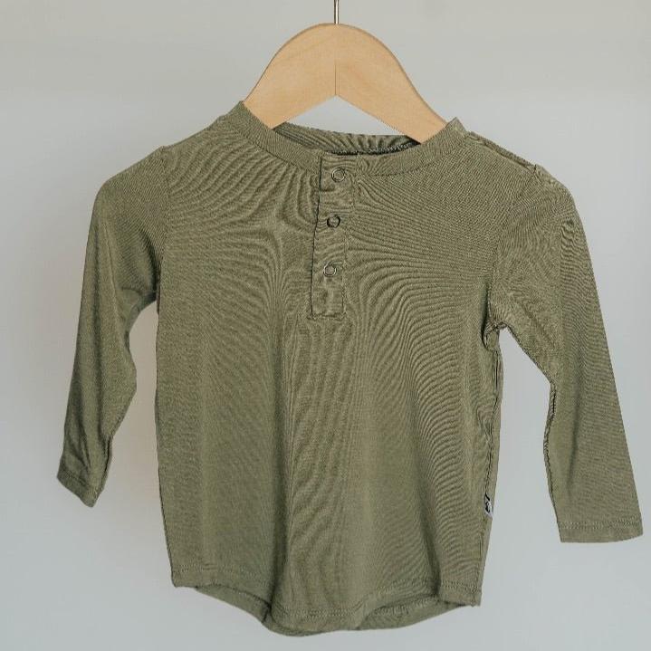 Sage Long Sleeve Henley