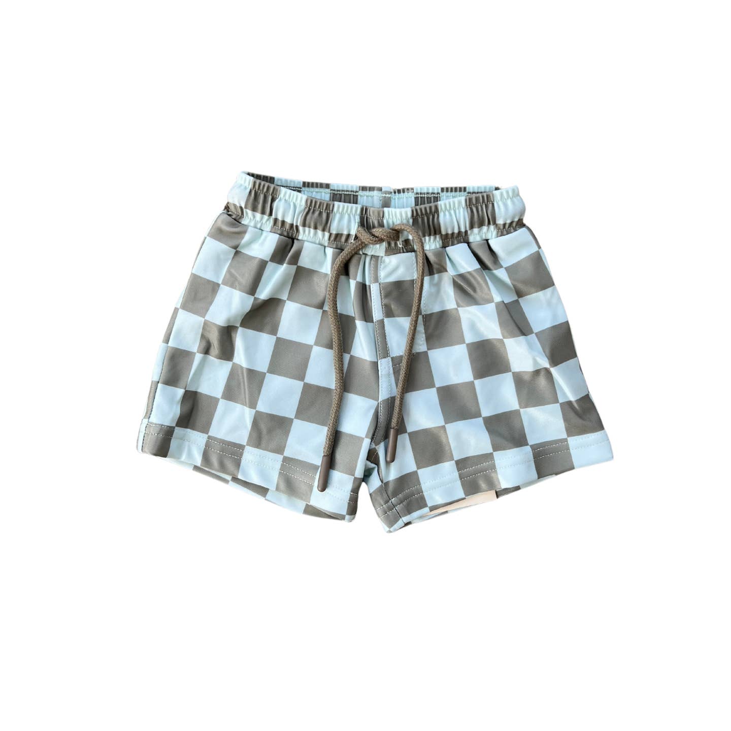 Swim Shorts in Seagrass Checker