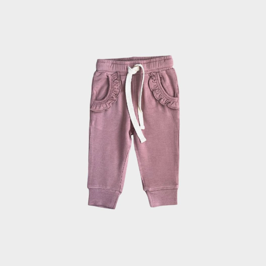 Bamboo Ruffle Joggers
