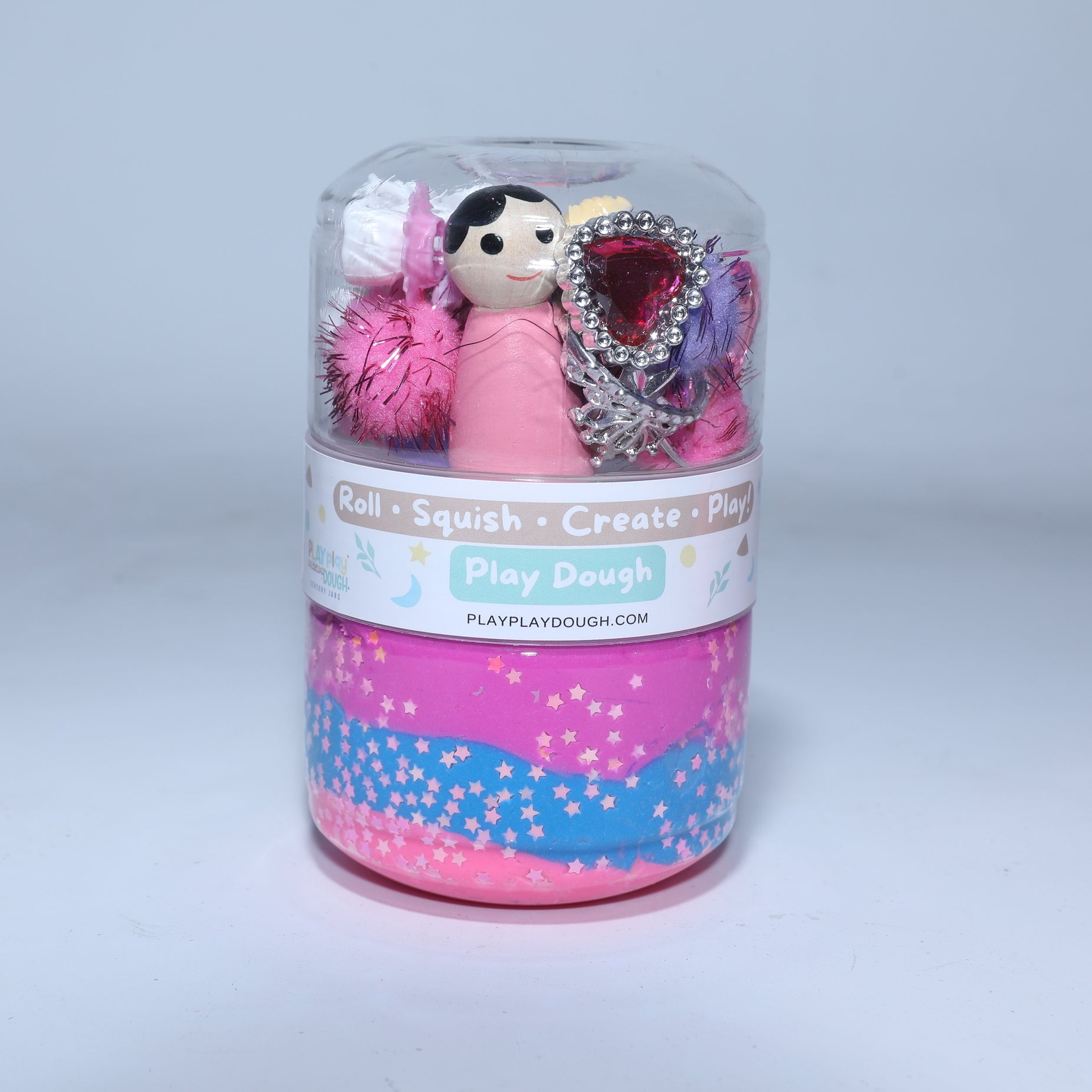 Play Dough Jar - Princess