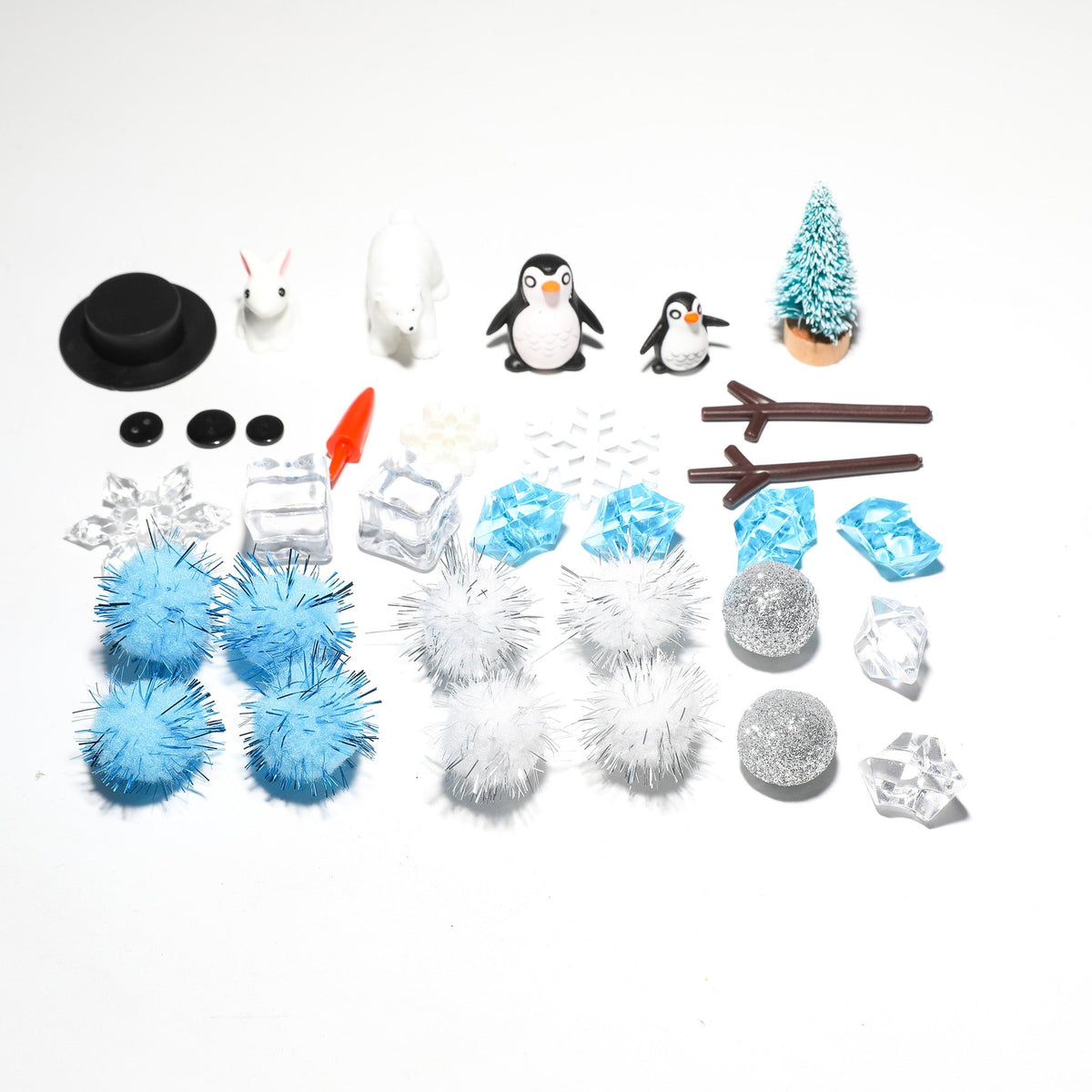 Play Dough Jar - Winter Ice