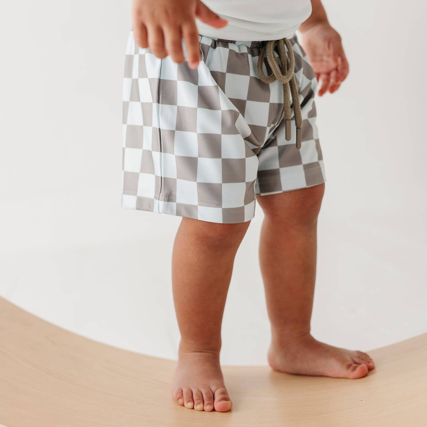 Swim Shorts in Seagrass Checker