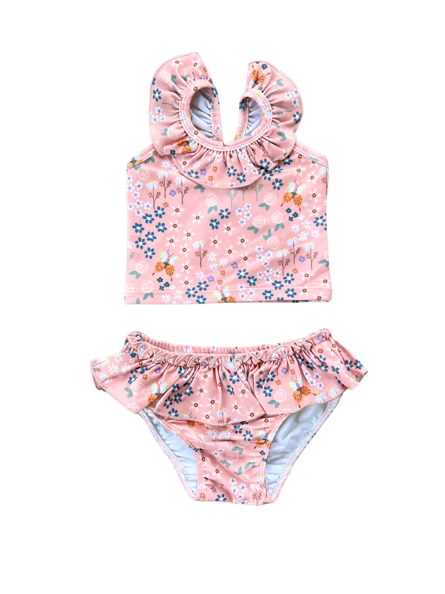 Tankini Swimsuit in Butterfly Garden