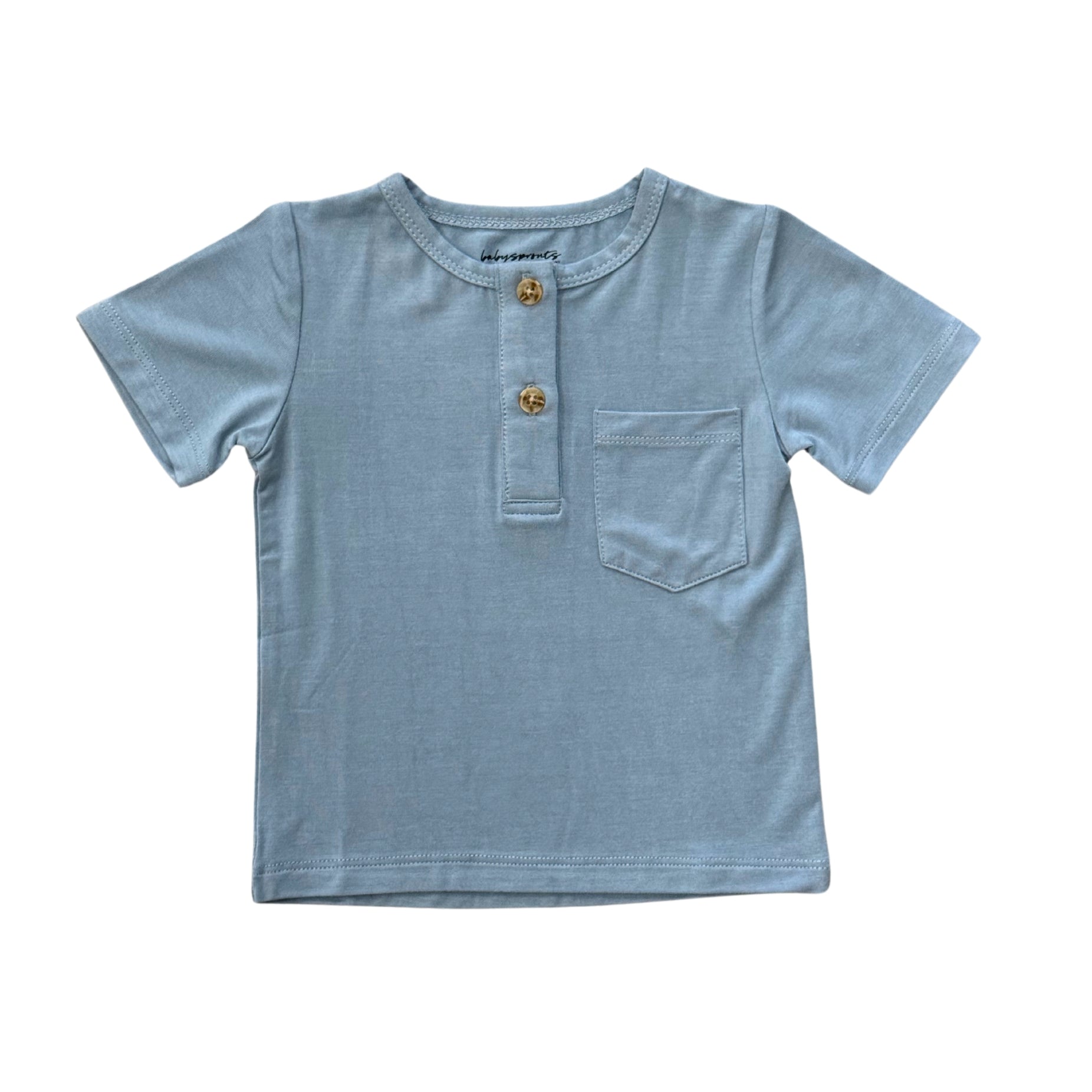 Short Sleeve Henley Shirt