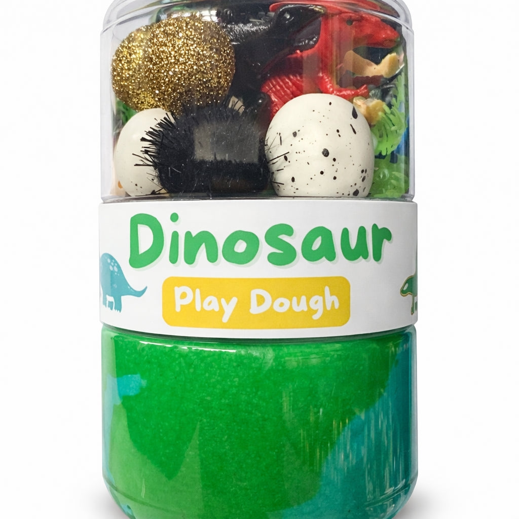 Play Dough Jar - Dinosaur