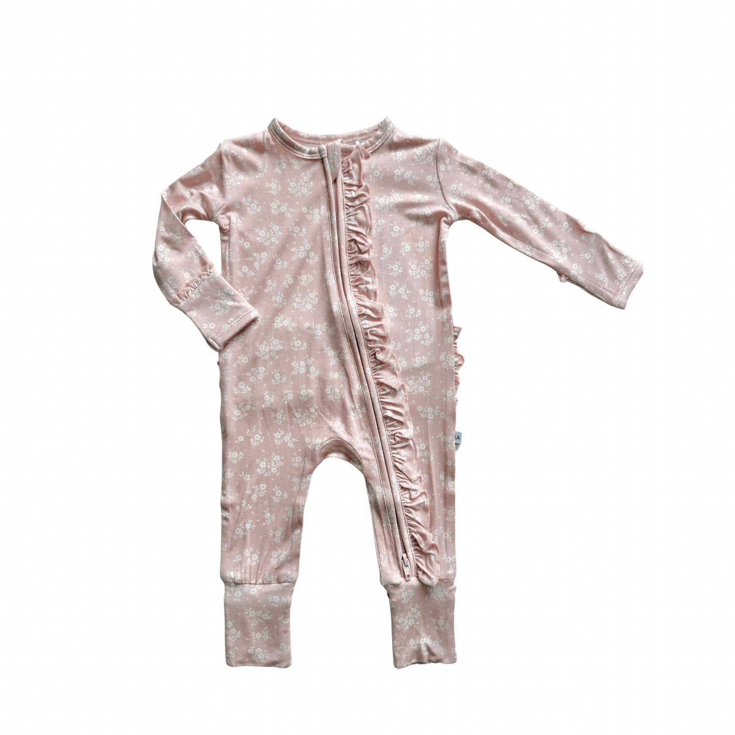 Blush Blossoms Ruffle Romper