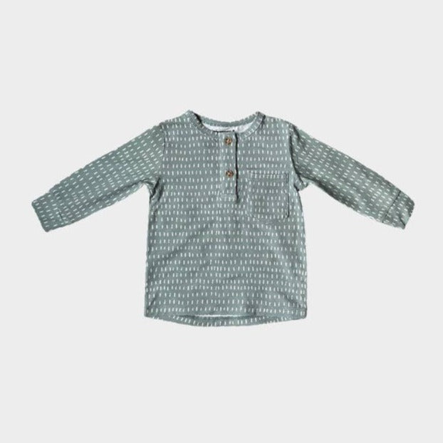 Long Sleeve Henley Shirt