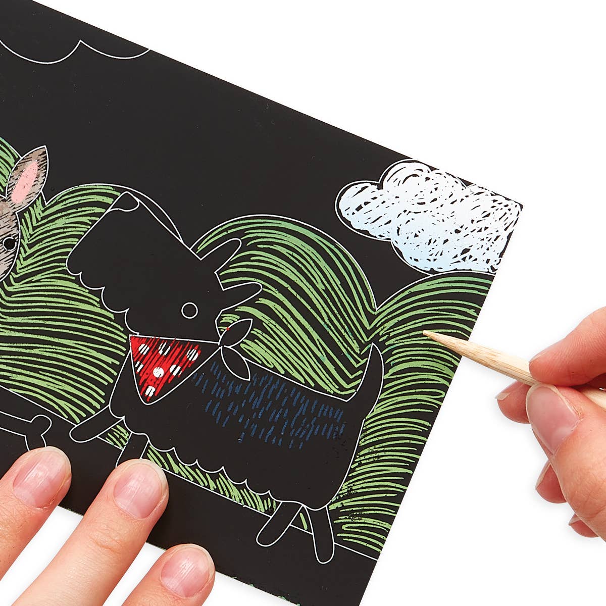 Scratch & Scribble Art Kit: Playful Pups