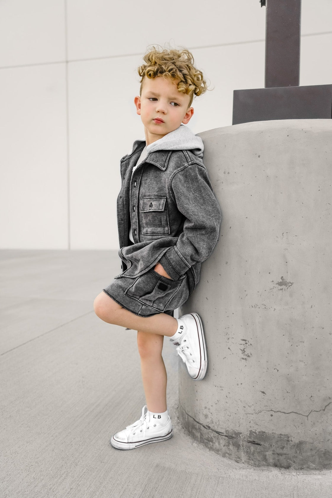 Lightweight Hooded Shacket