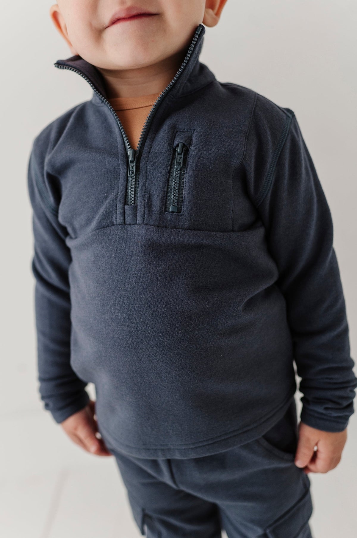 Quarter Zip Fleece Sweatshirt