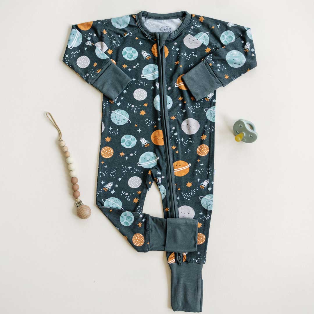 Space Zip Romper