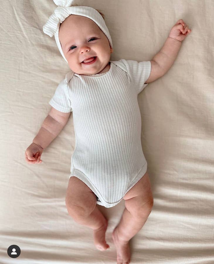 Organic Ribbed Bodysuit