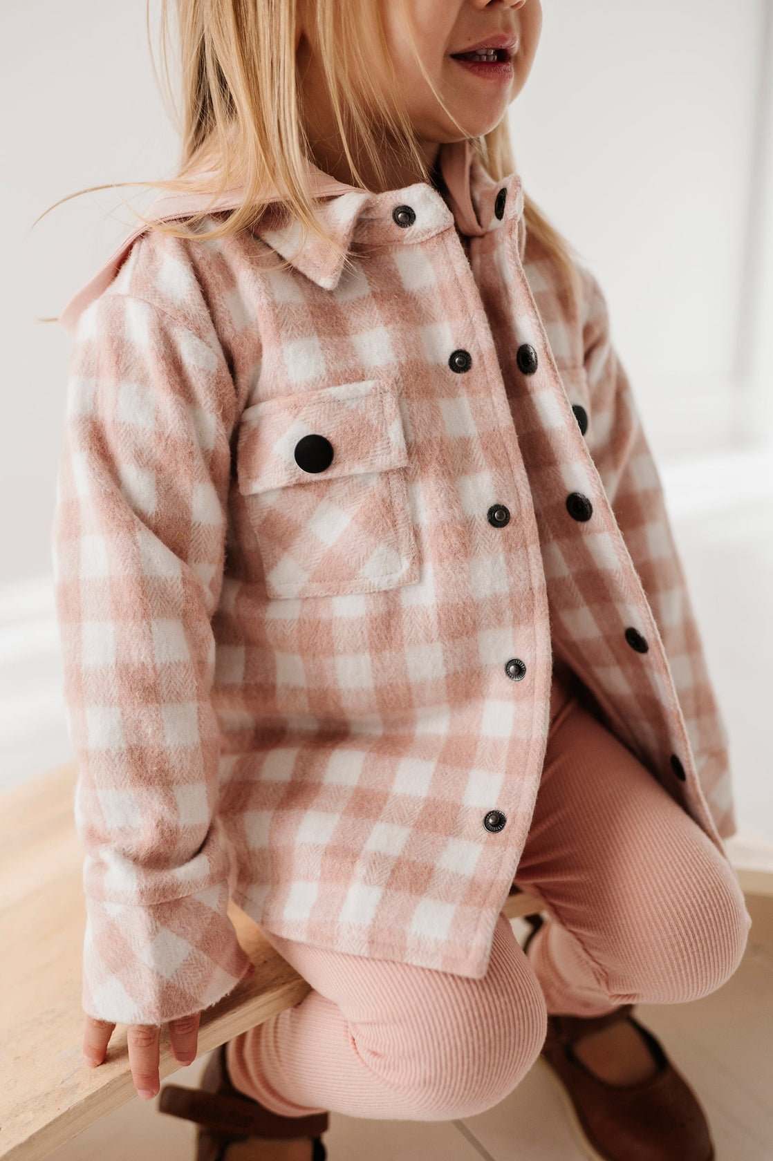 Blush Hooded Shacket