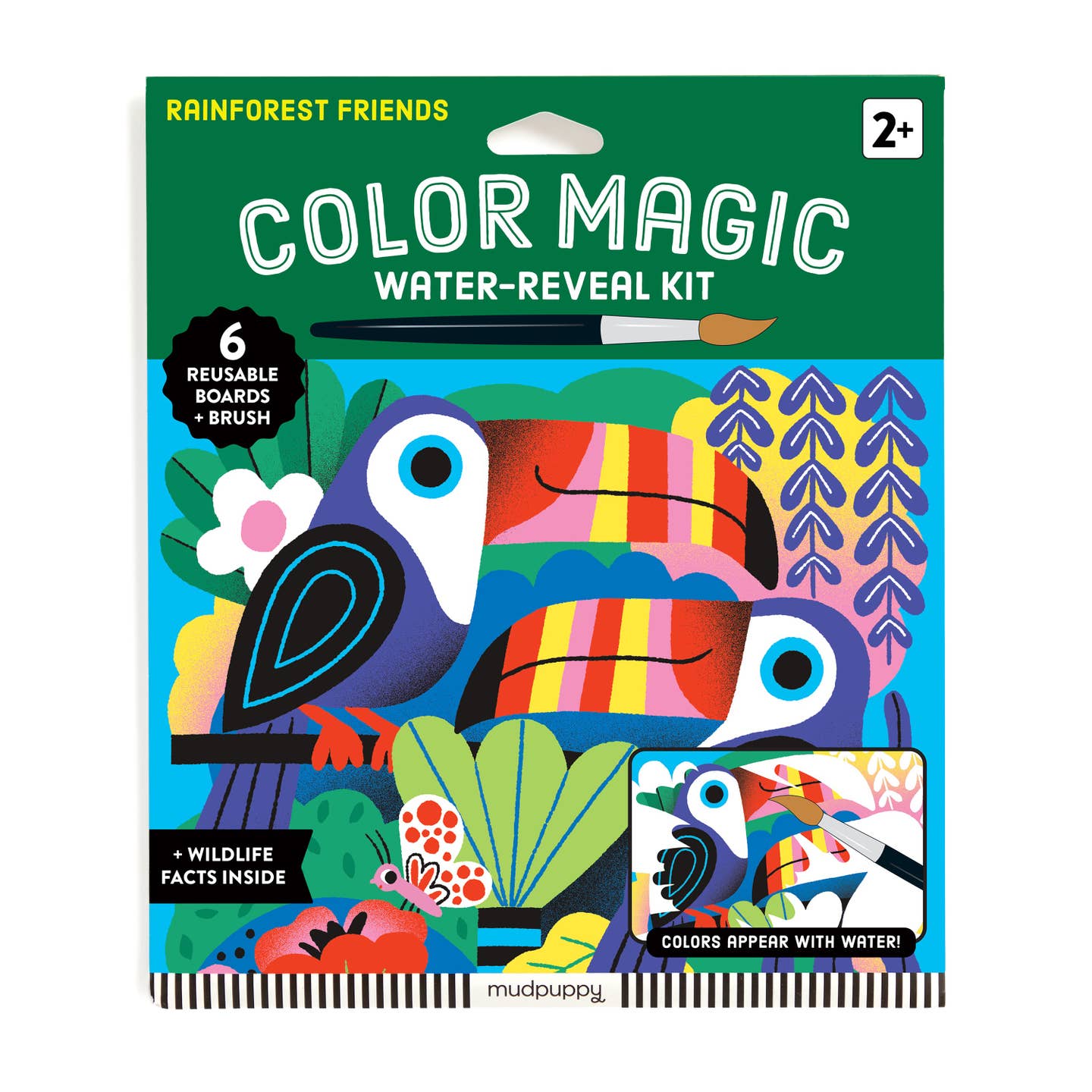 Color Magic Water Reveal Kit - Rainforest Friends