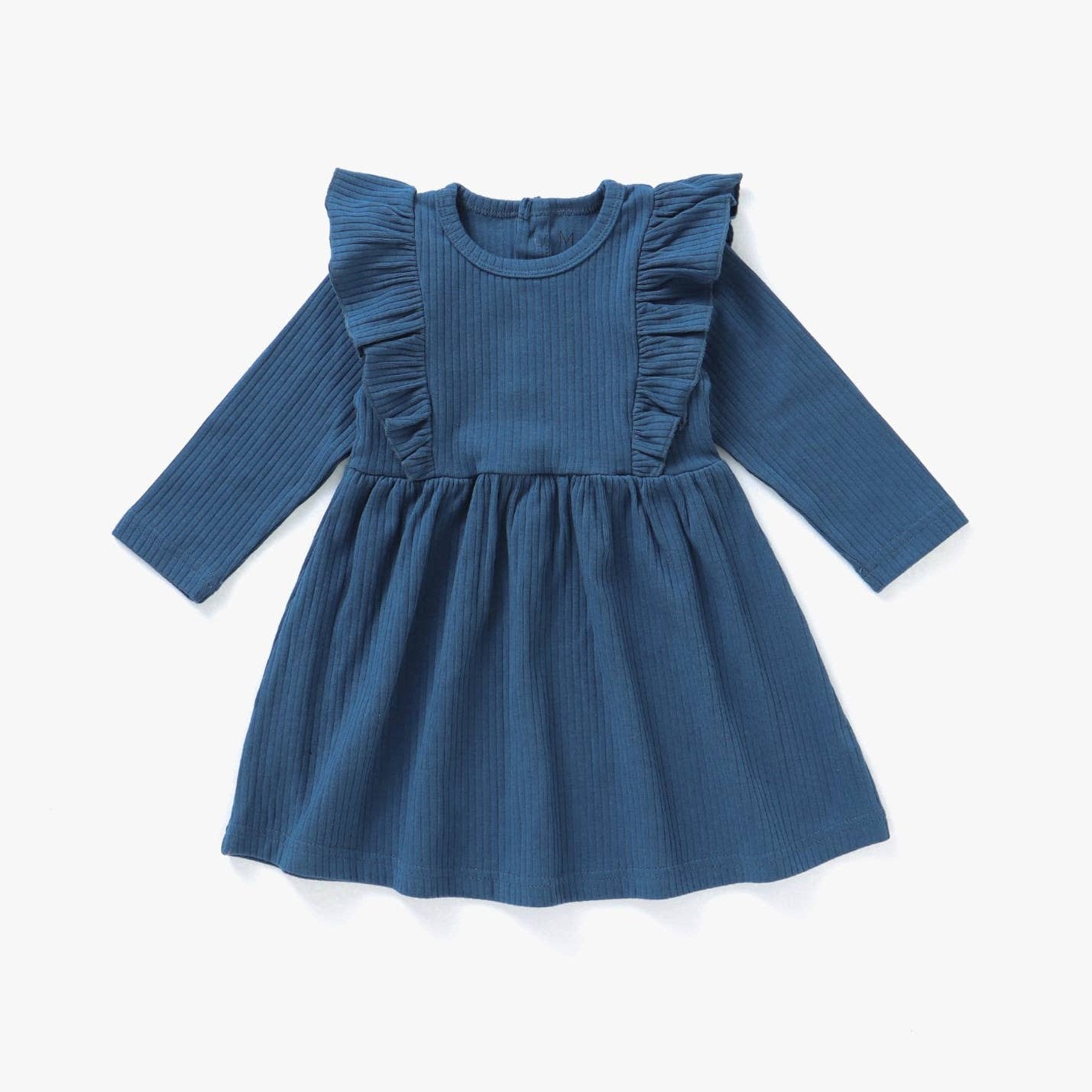 Ribbed Flutter Dress