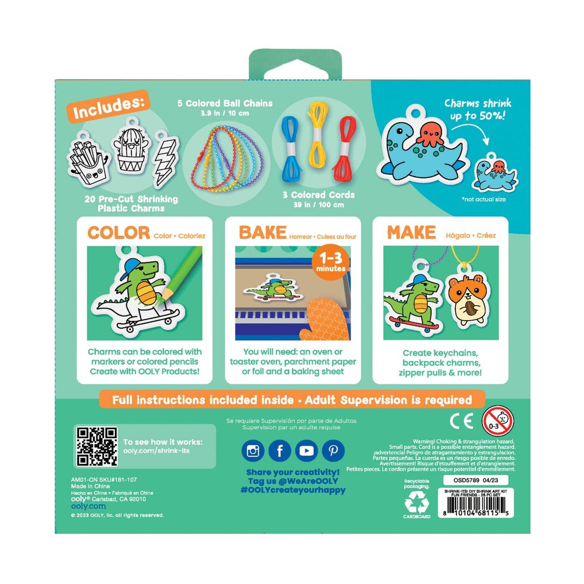 Shrink Art Kit - Fun Friends