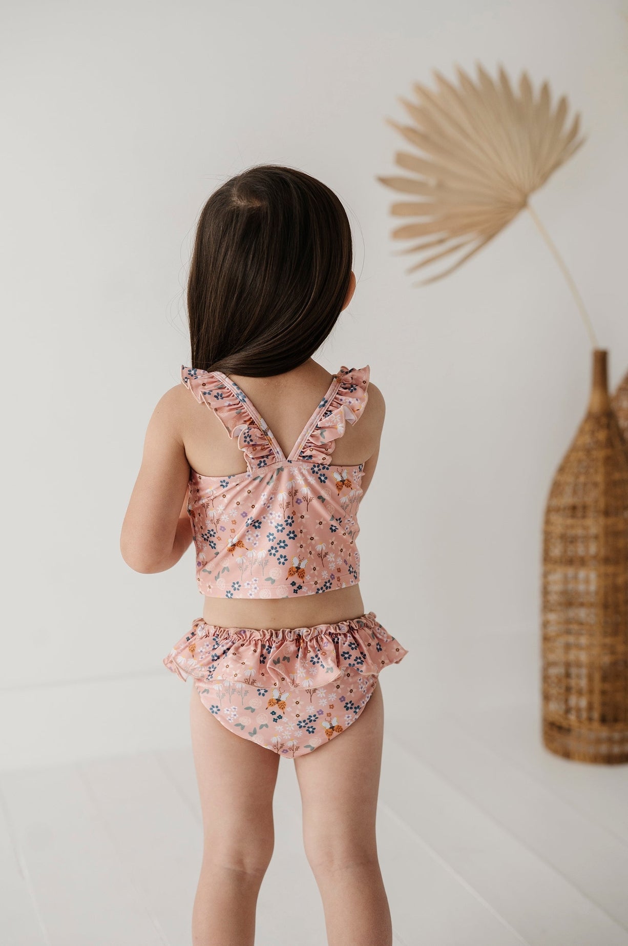 Tankini Swimsuit in Butterfly Garden