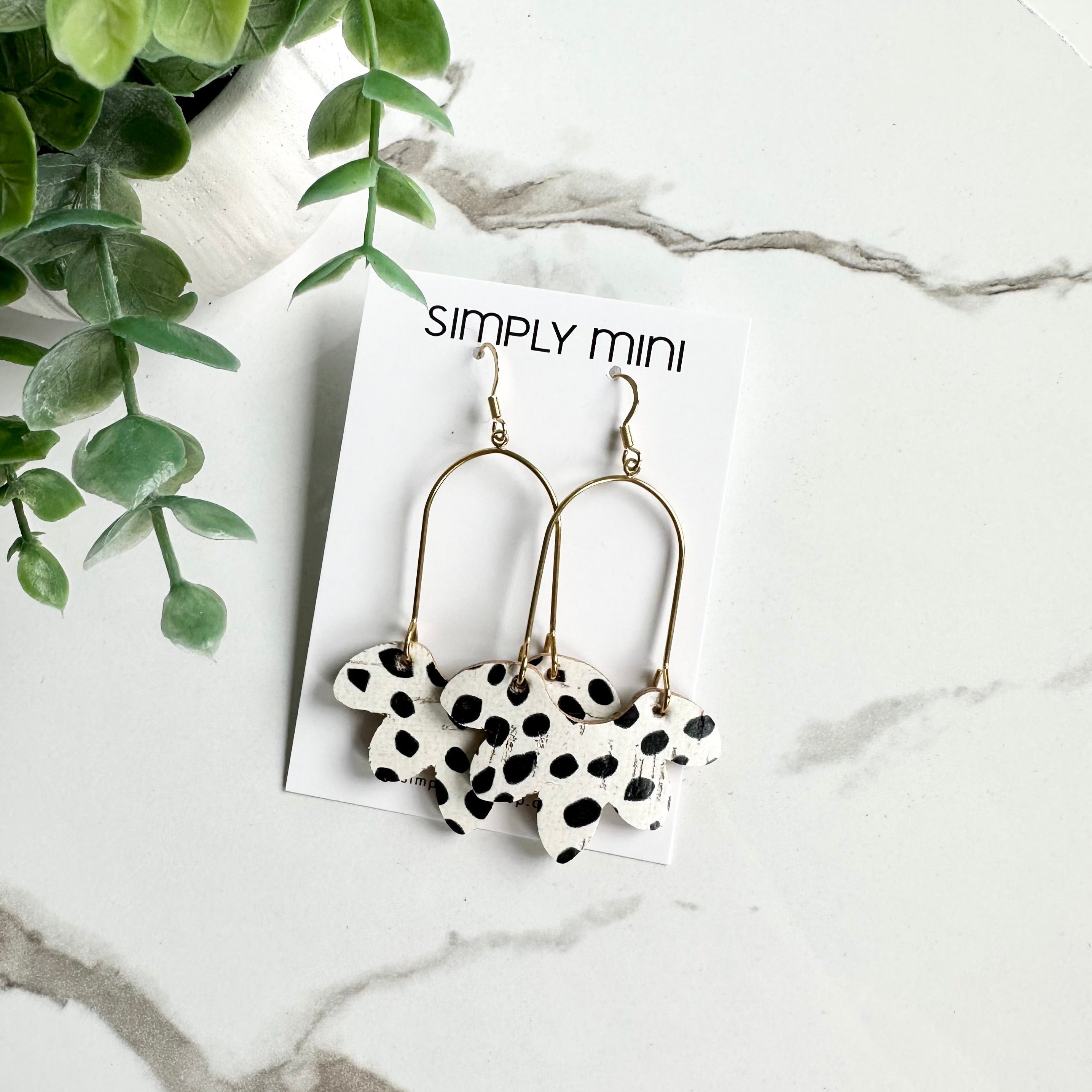 Floral Drop Earrings (Multiple Colors)