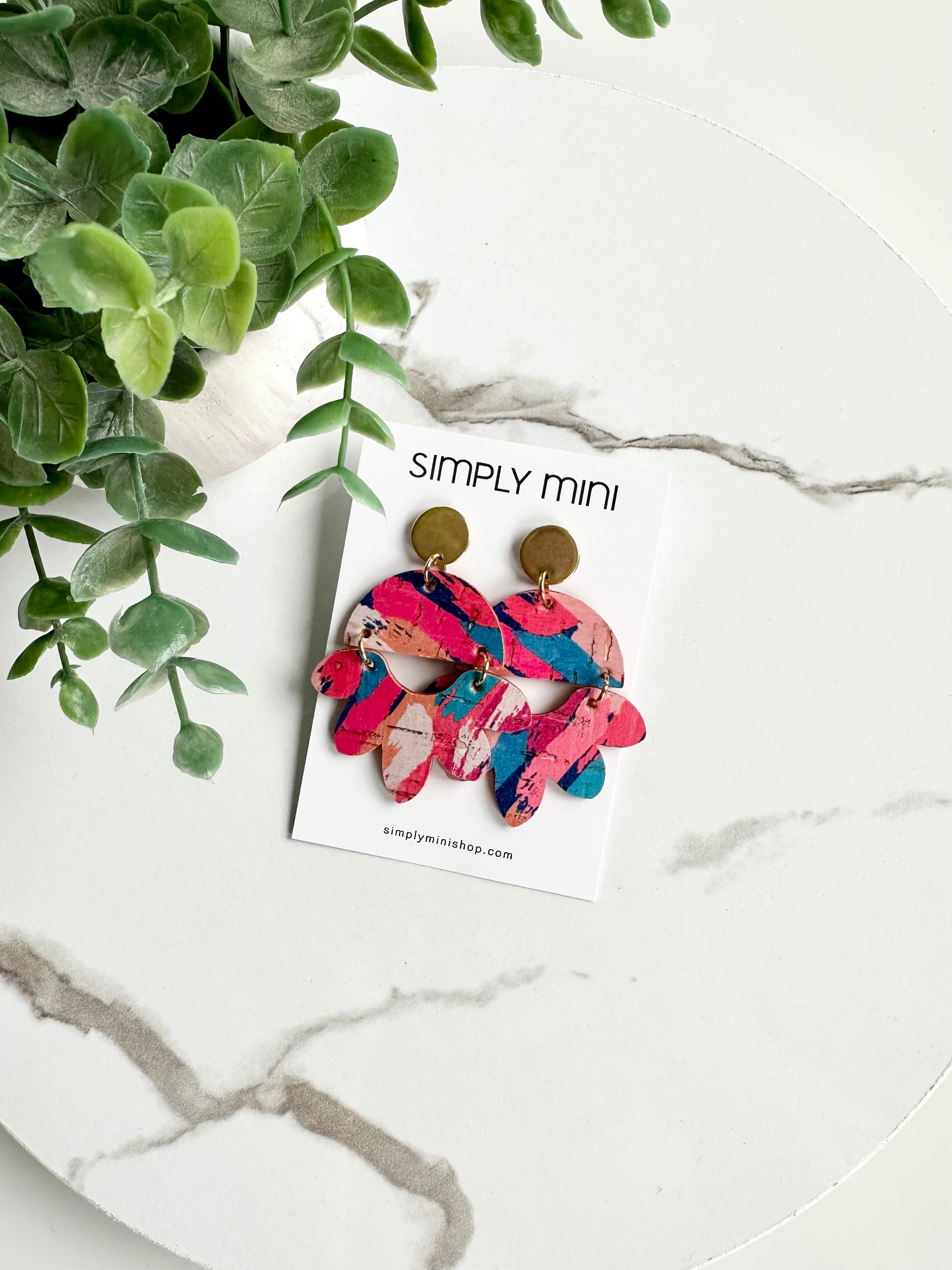 Jackie Post Earrings (Multiple Colors)