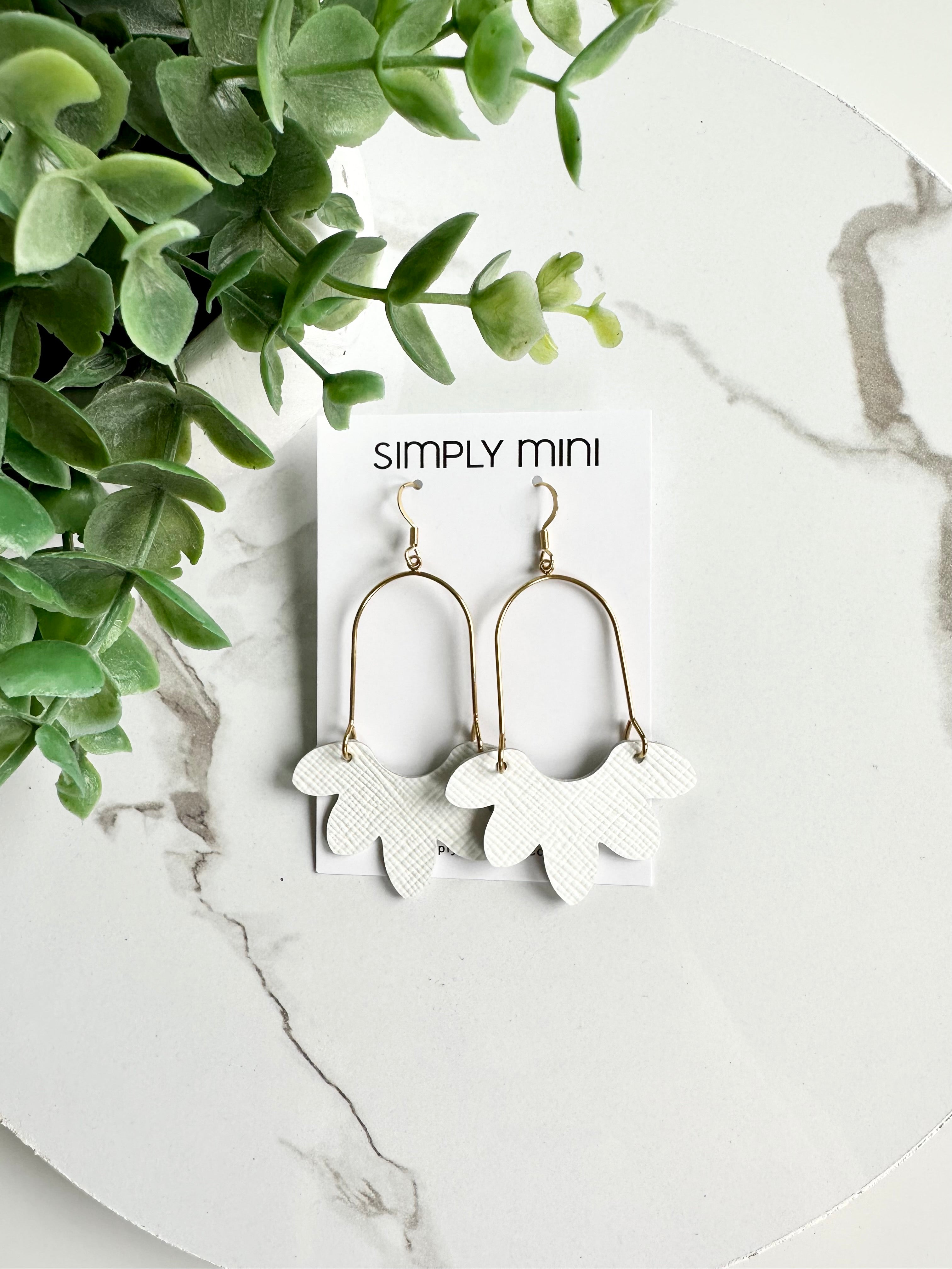 Floral Drop Earrings (Multiple Colors)