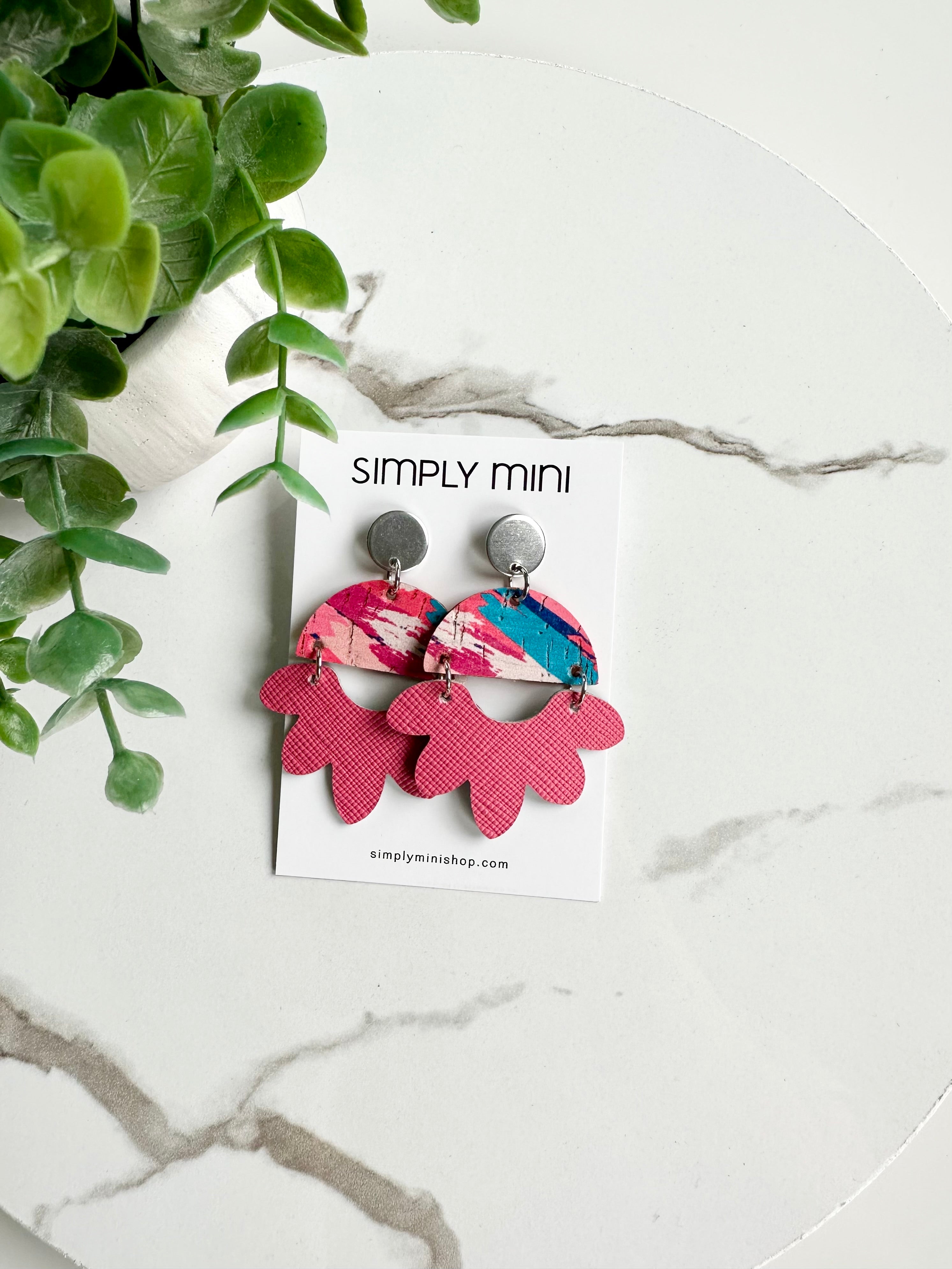 Jackie Post Earrings (Multiple Colors)