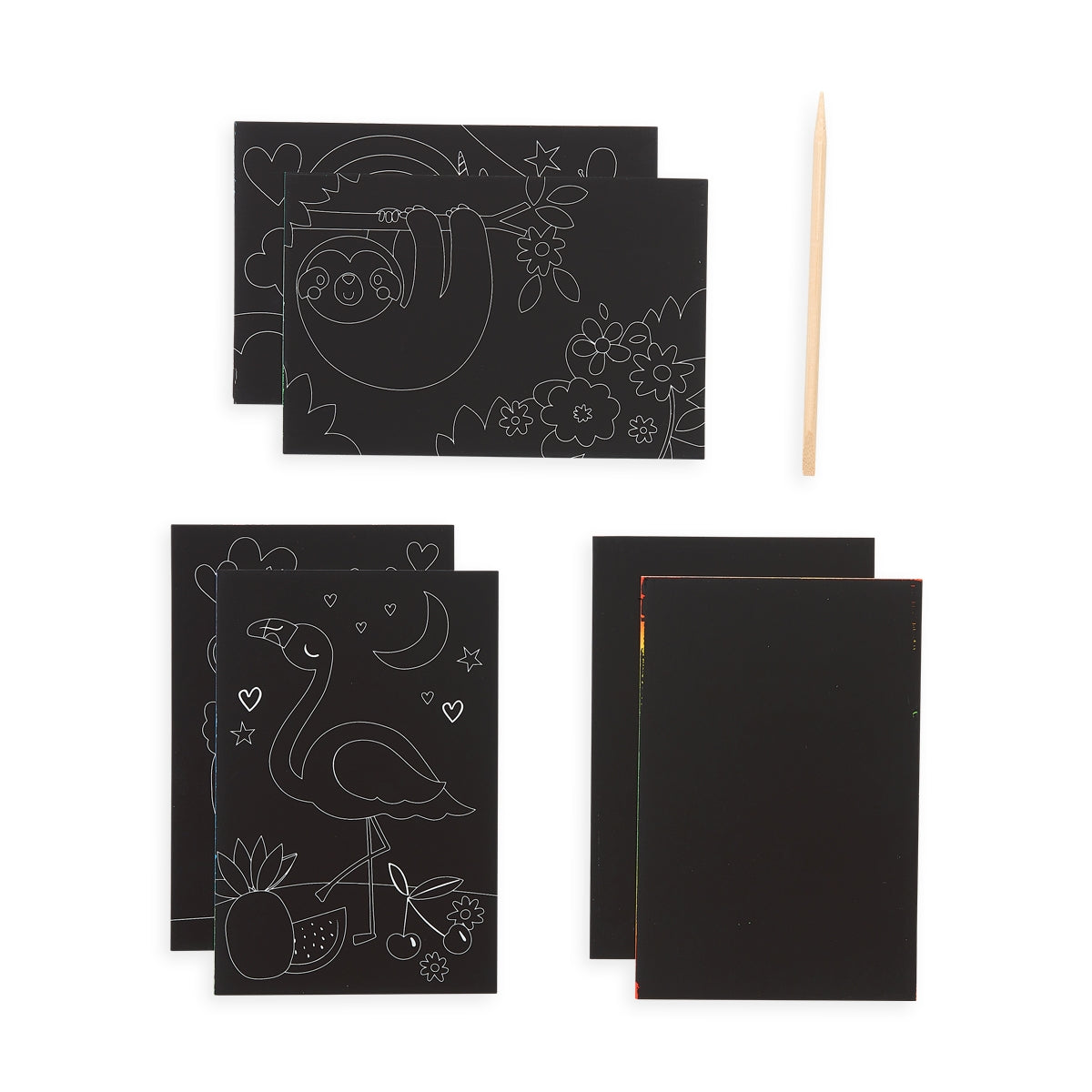 Scratch & Scribble Art Kit: Funtastic Friends