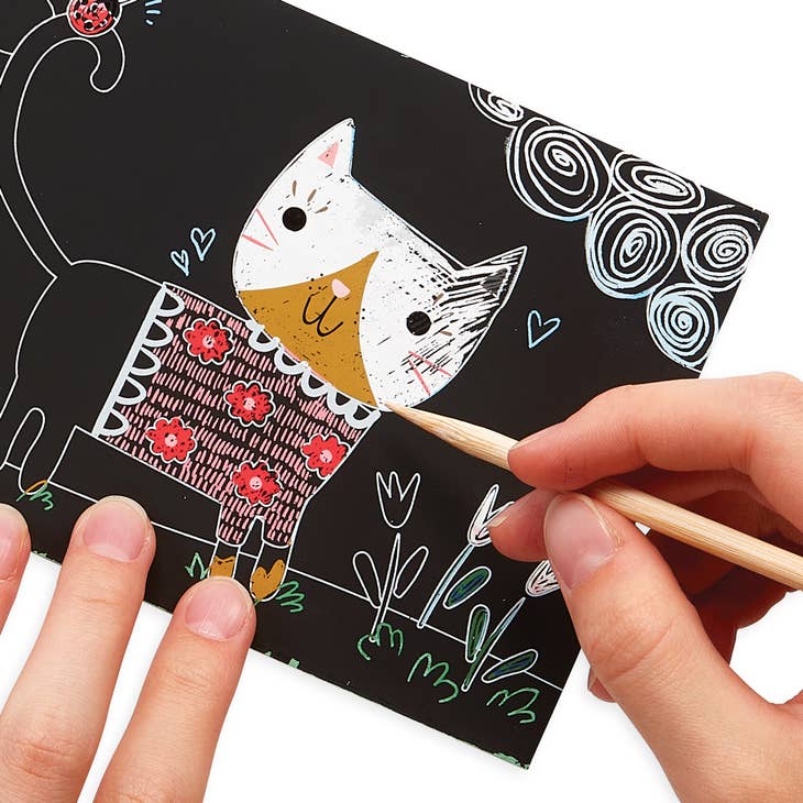 Scratch & Scribble Art Kit: Cutie Cats