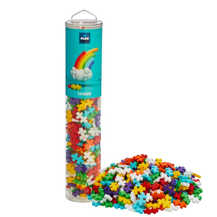 Plus-Plus 240 Piece Tube - Rainbow Mix