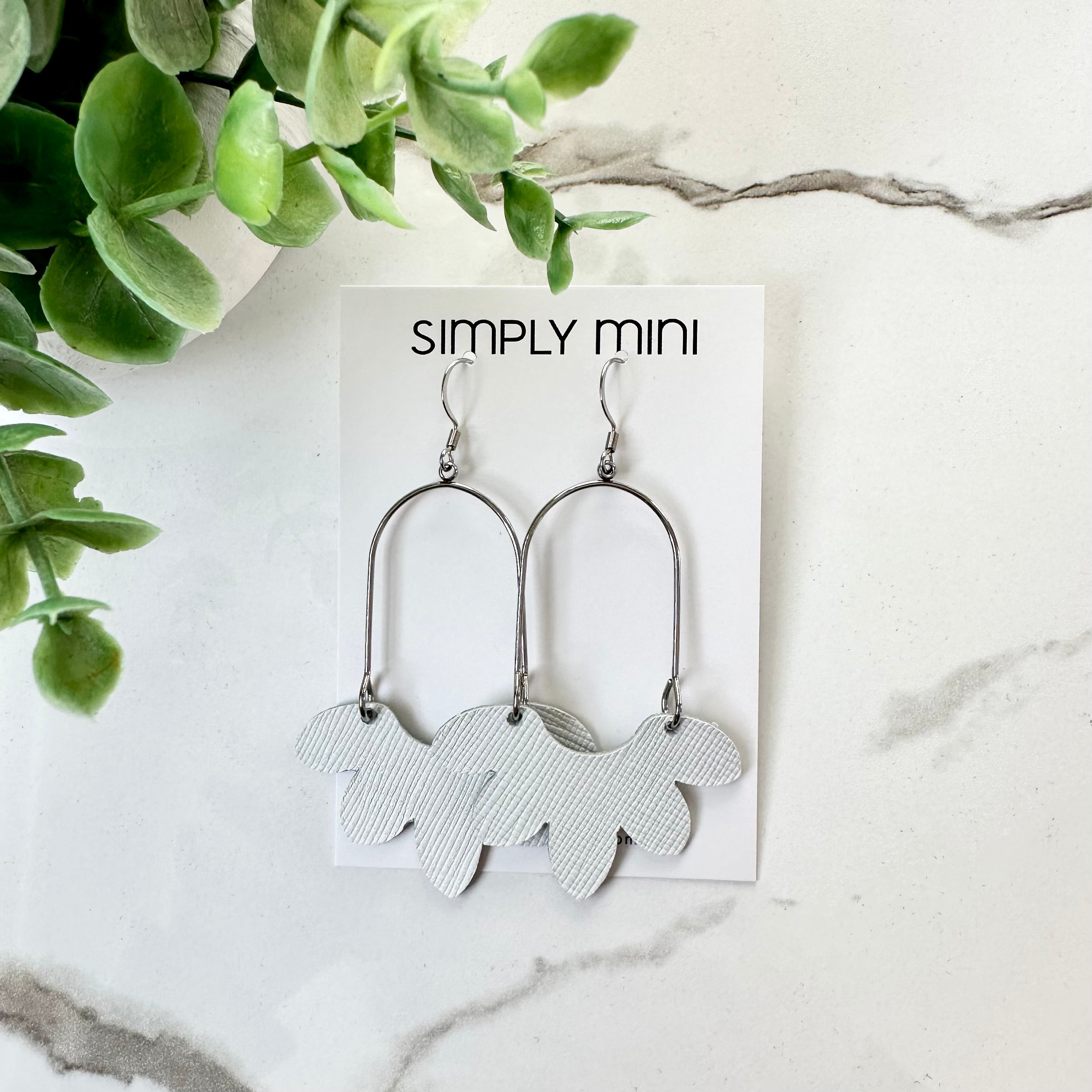 Floral Drop Earrings (Multiple Colors)