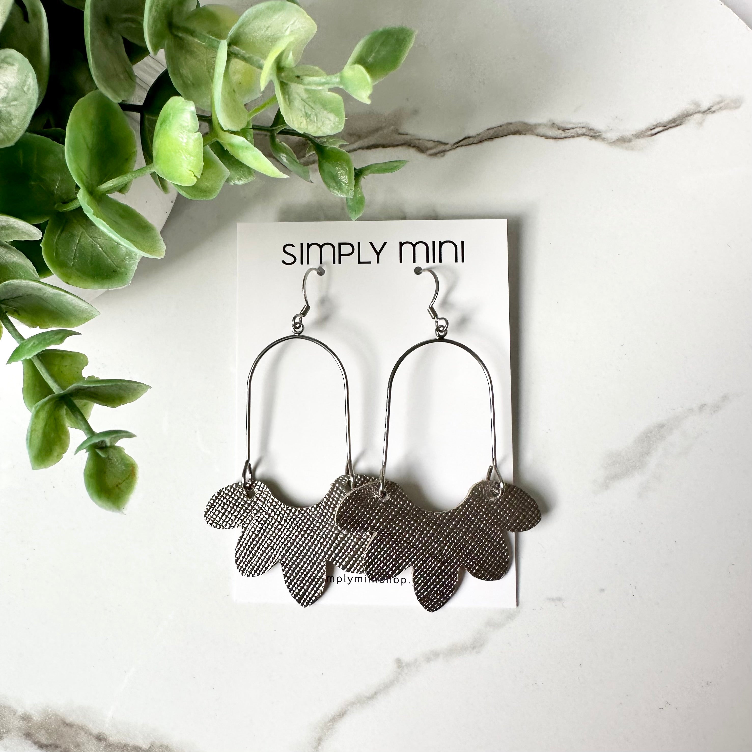 Floral Drop Earrings (Multiple Colors)