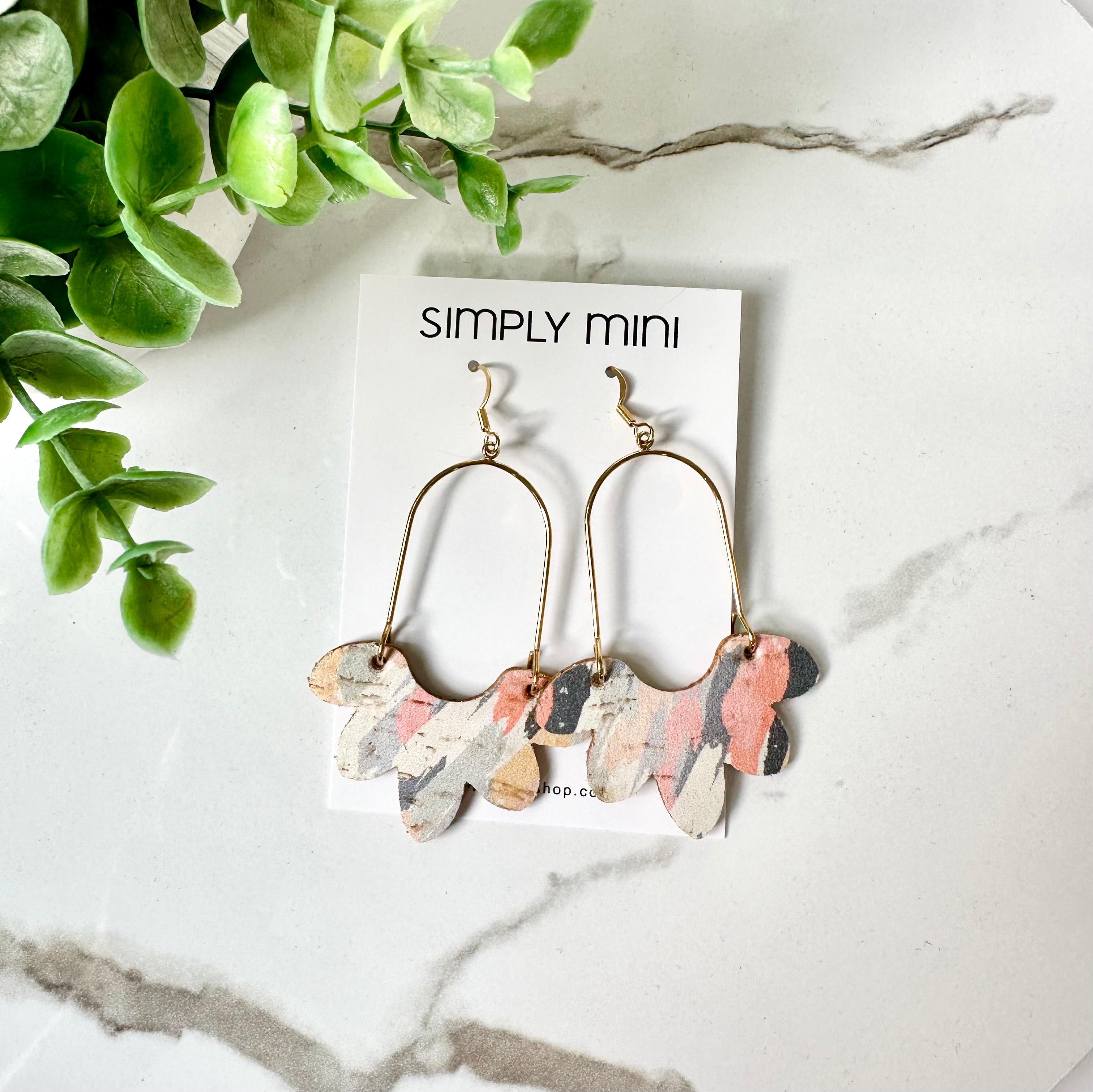 Floral Drop Earrings (Multiple Colors)