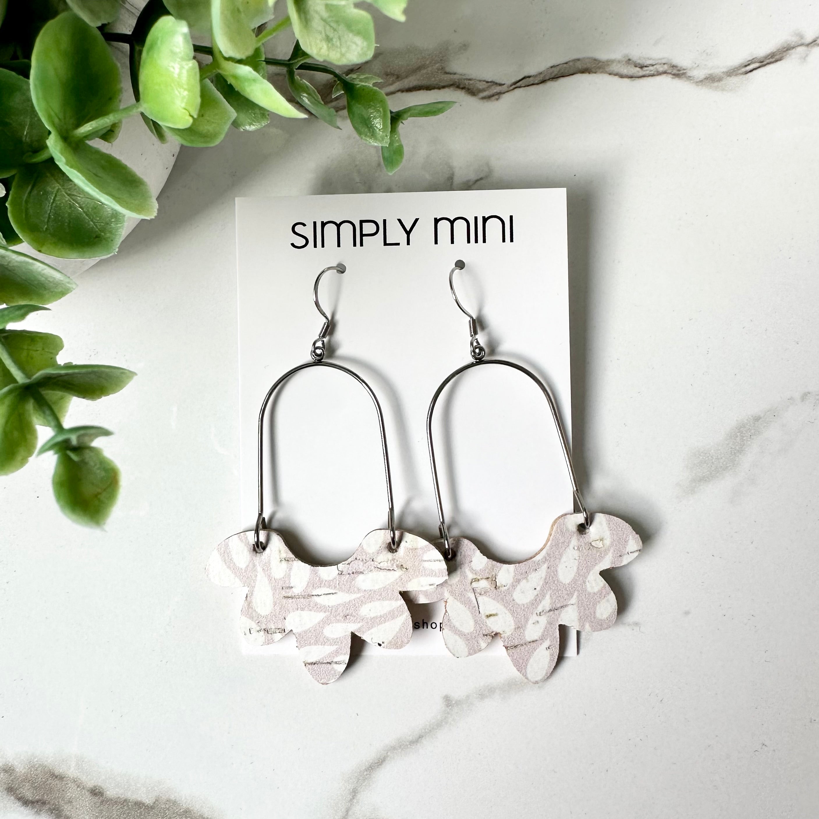 Floral Drop Earrings (Multiple Colors)