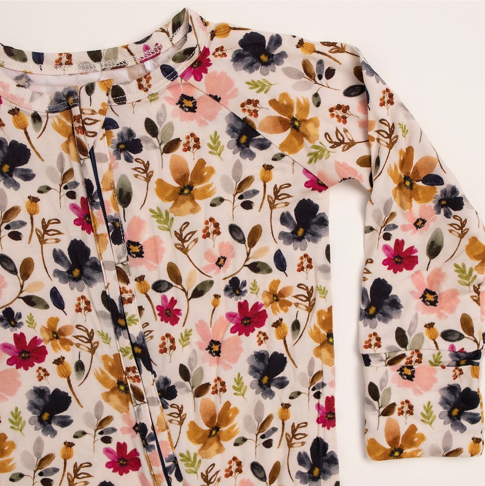 Watercolor Floral Bamboo Romper