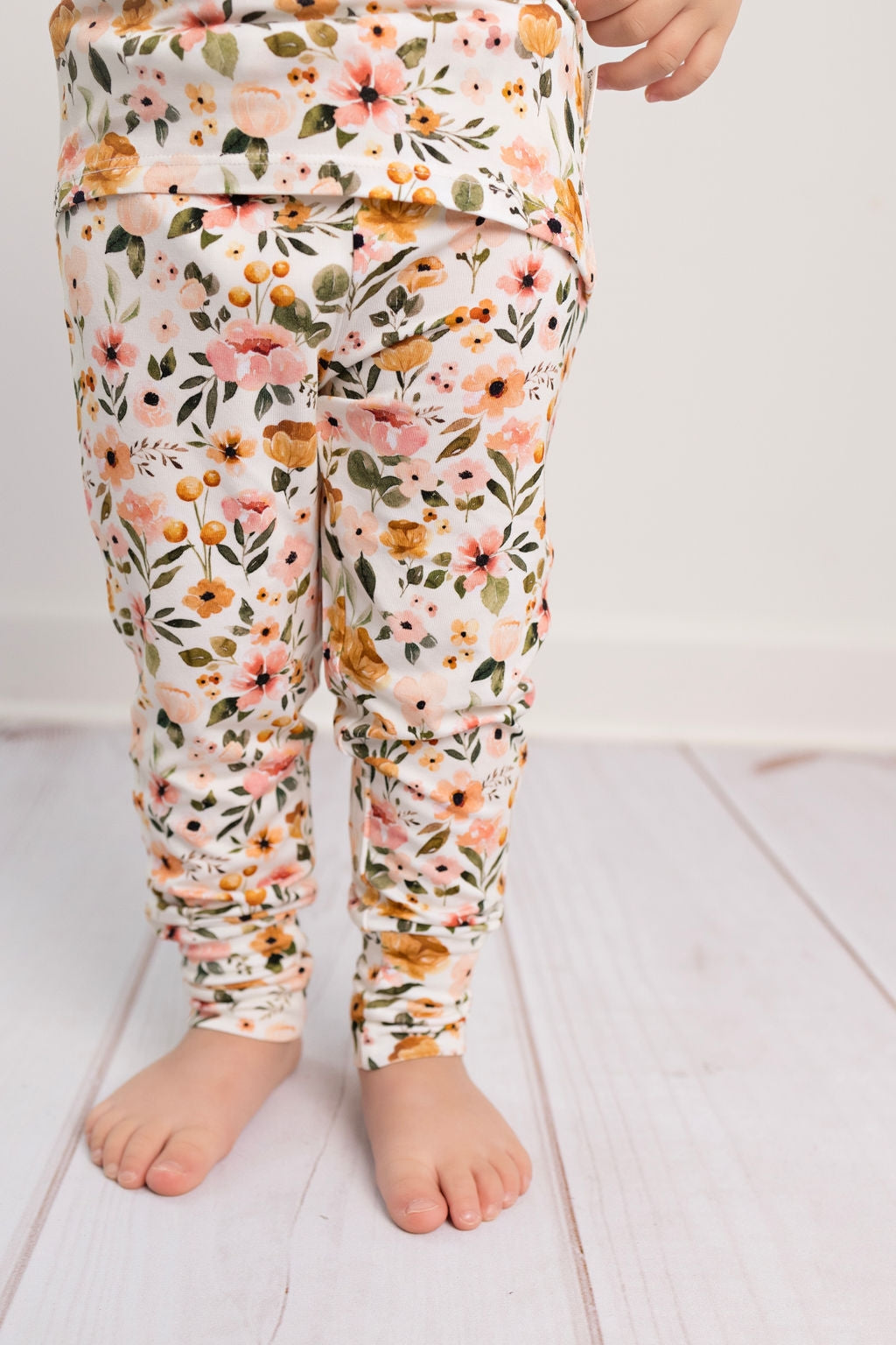 Boho Floral Two Piece Bamboo Pajamas