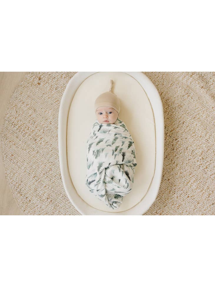 Forest Bamboo Muslin Swaddle Blanket