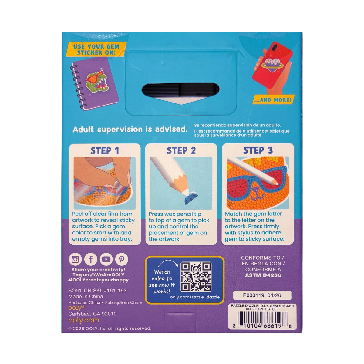 Gem Sticker Kit - Happy Stuff
