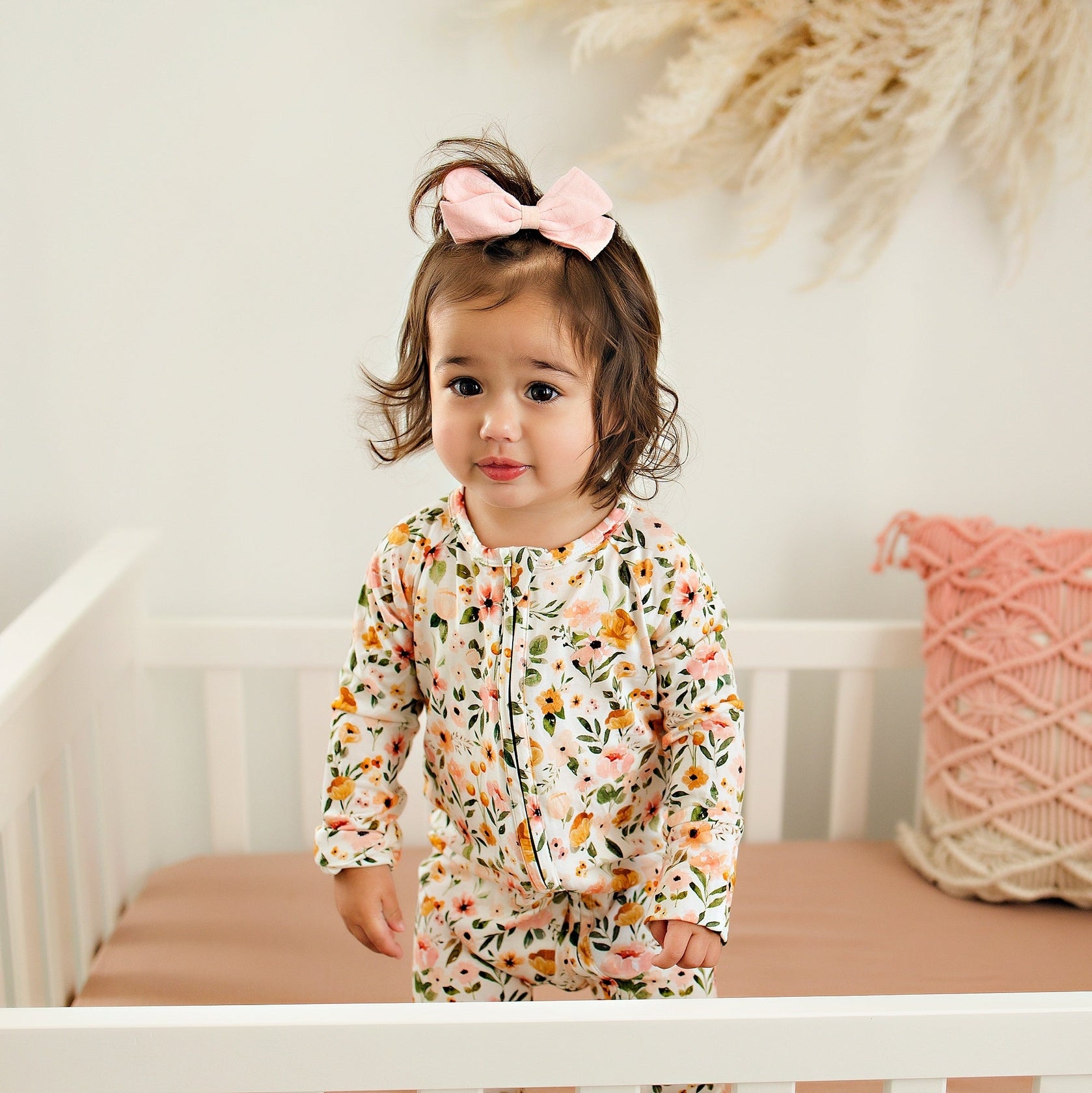 Boho Floral Bamboo Romper