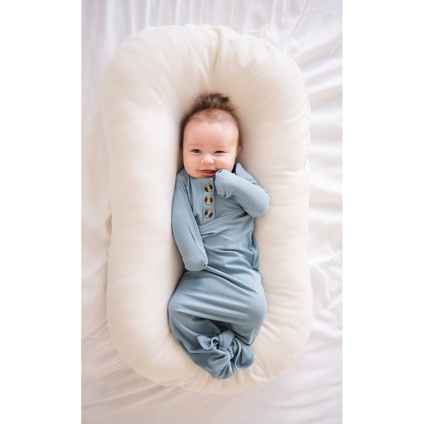 Ribbed Knotted Gown